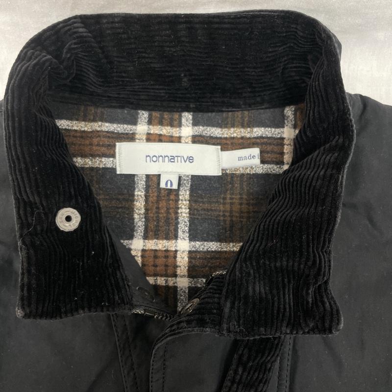 ノンネイティブ nonnative ジャケット、上着 ジャケット、ブレザー NN-J1803 RIDER JACKET COTTON MIX WEATHER PARAFFIN COAT 0 黒 / ブラック / black メンズ USED 古着 中古 50126769