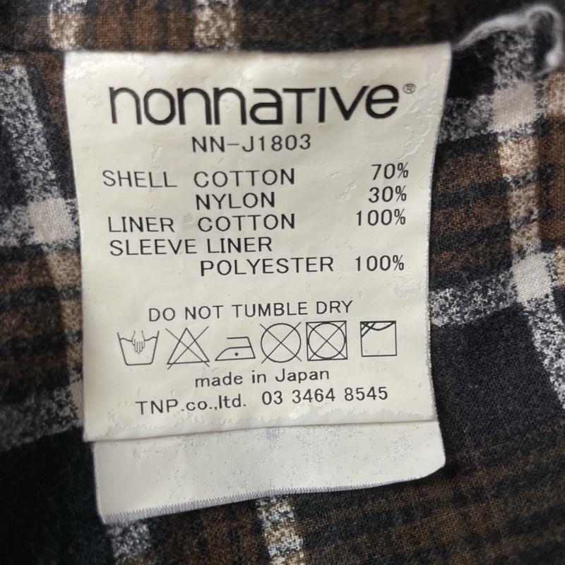 ノンネイティブ nonnative ジャケット、上着 ジャケット、ブレザー NN-J1803 RIDER JACKET COTTON MIX WEATHER PARAFFIN COAT 0 黒 / ブラック / black メンズ USED 古着 中古 50126769