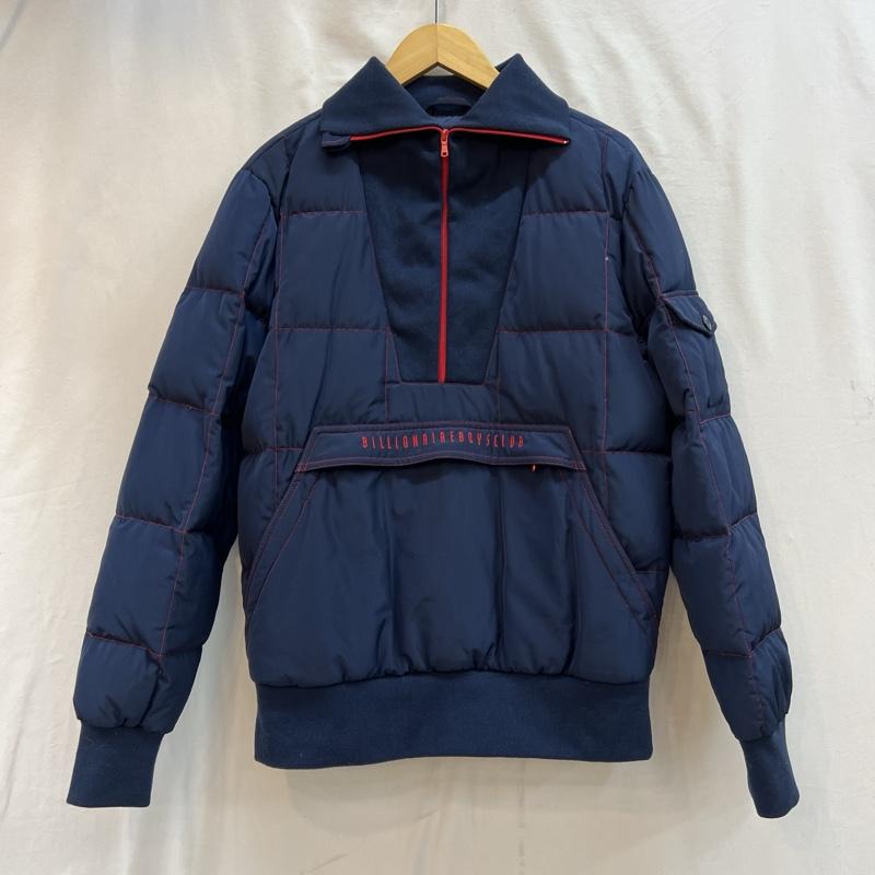 ビリオネア・ボーイズ・クラブ BILLIONAIRE BOYS CLUB ジャケット、上着 ダウンジャケット ハーフジップ プルオーバー ダウンジャケット M 紺 / ネイビー / navy メンズ USED 古着 中古 50126785
