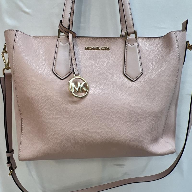 マイケルコース MICHAEL KORS トートバッグ トートバッグ 35H9GKFT9T キンバリー レザー ラージ 3 IN 1 トート シグネチャーポーチ×2個付き - 桃 / ピンク / pink レディース USED 古着 中古 50126798