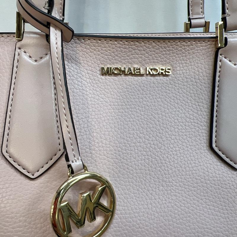 マイケルコース MICHAEL KORS トートバッグ トートバッグ 35H9GKFT9T キンバリー レザー ラージ 3 IN 1 トート シグネチャーポーチ×2個付き - 桃 / ピンク / pink レディース USED 古着 中古 50126798