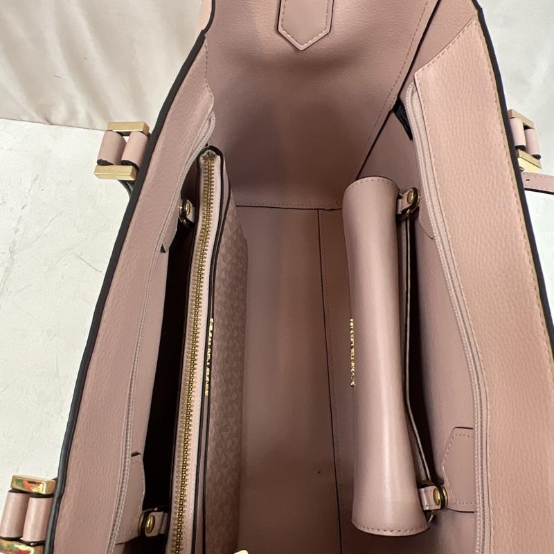 マイケルコース MICHAEL KORS トートバッグ トートバッグ 35H9GKFT9T キンバリー レザー ラージ 3 IN 1 トート シグネチャーポーチ×2個付き - 桃 / ピンク / pink レディース USED 古着 中古 50126798