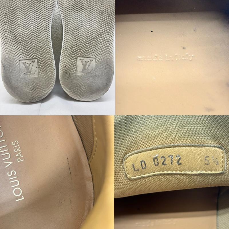 ルイヴィトン LOUIS VUITTON スニーカー スニーカー LD0272 ビバリーヒルズライン PVC×レザー コンビ ロゴ ローカット - レディース USED 古着 中古 50126864