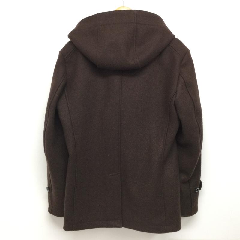 アデイインザライフ ユナイテッドアローズ A day in the life UNITED ARROWS コート ピーコート フード付き メルトン Pコート 6225 648 0415 M 茶 / ブラウン / brown メンズ USED 古着 中古 50126874