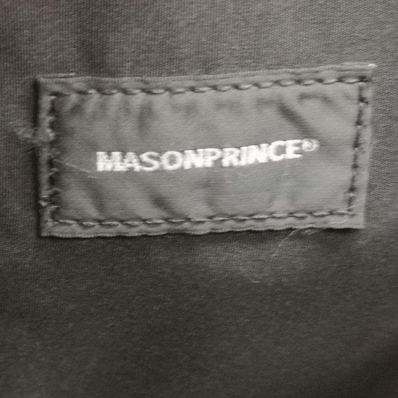 古着 USED トートバッグ トートバッグ MASONPRINCE 2way トート ショルダー バッグ ロゴ プレート - 黒 / ブラック / black メンズ USED 古着 中古 50126942