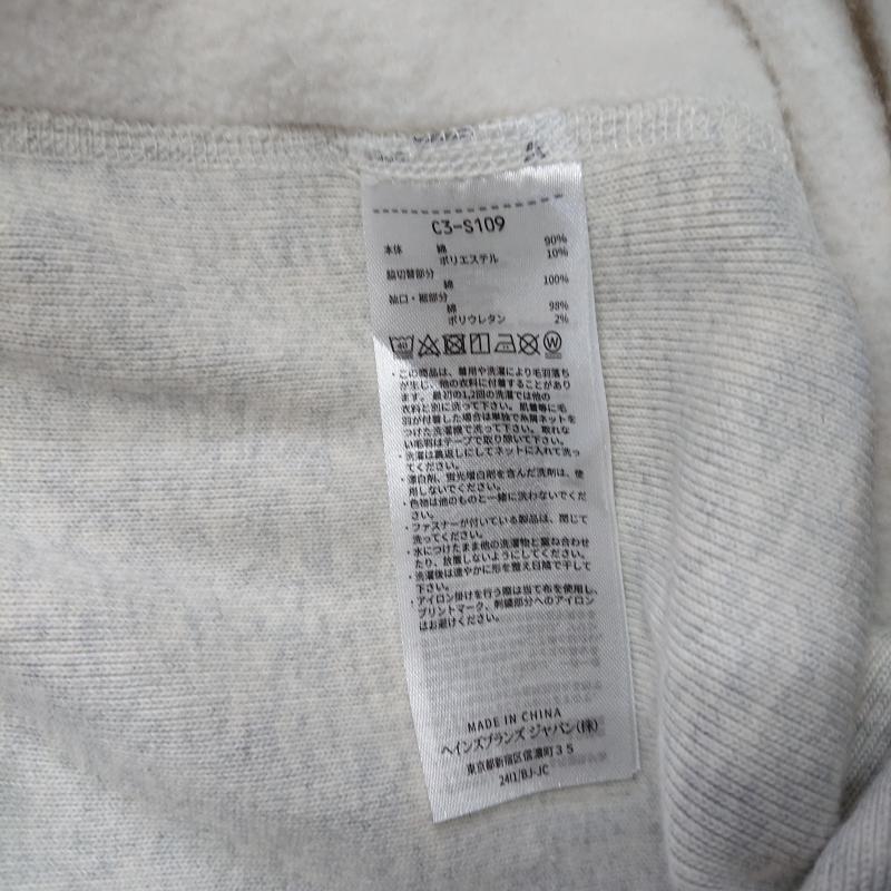 チャンピオン Champion パーカー 長袖 Champion チャンピオン パーカー REVERSE WEAVE 裏起毛 C3-S109 M 無地 X ワンポイント X ボーダー柄 オフホワイト / オフホワイト / メンズ USED 古着 中古 50126960