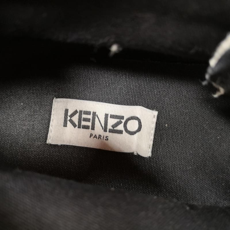 ケンゾー KENZO スニーカー スニーカー ハイカット スニーカー K Street キャンバス ロゴ 40 25.0cm 白 / ホワイト / white メンズ USED 古着 中古 50126974