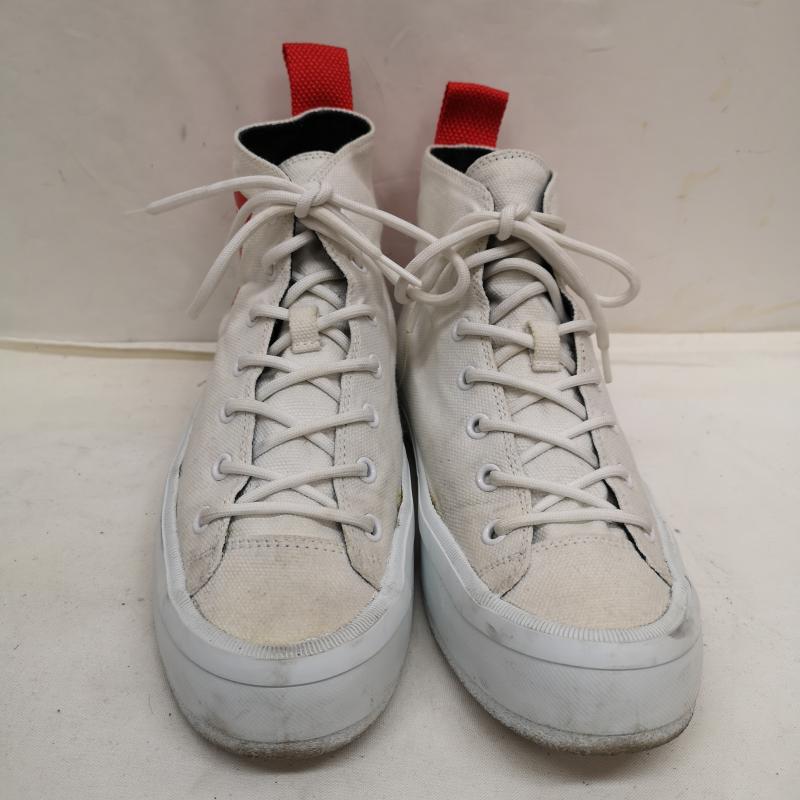 ケンゾー KENZO スニーカー スニーカー ハイカット スニーカー K Street キャンバス ロゴ 40 25.0cm 白 / ホワイト / white メンズ USED 古着 中古 50126974