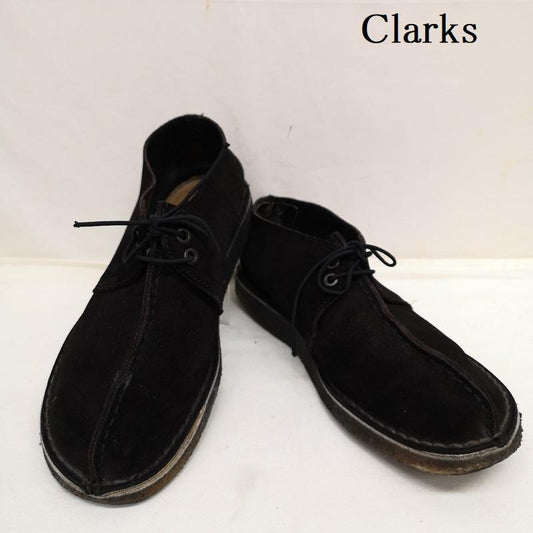 クラークス Clarks ブーツ 一般 チャッカ ブーツ TREK トレック スエード US：7 黒 / ブラック / black メンズ USED 古着 中古 50126977