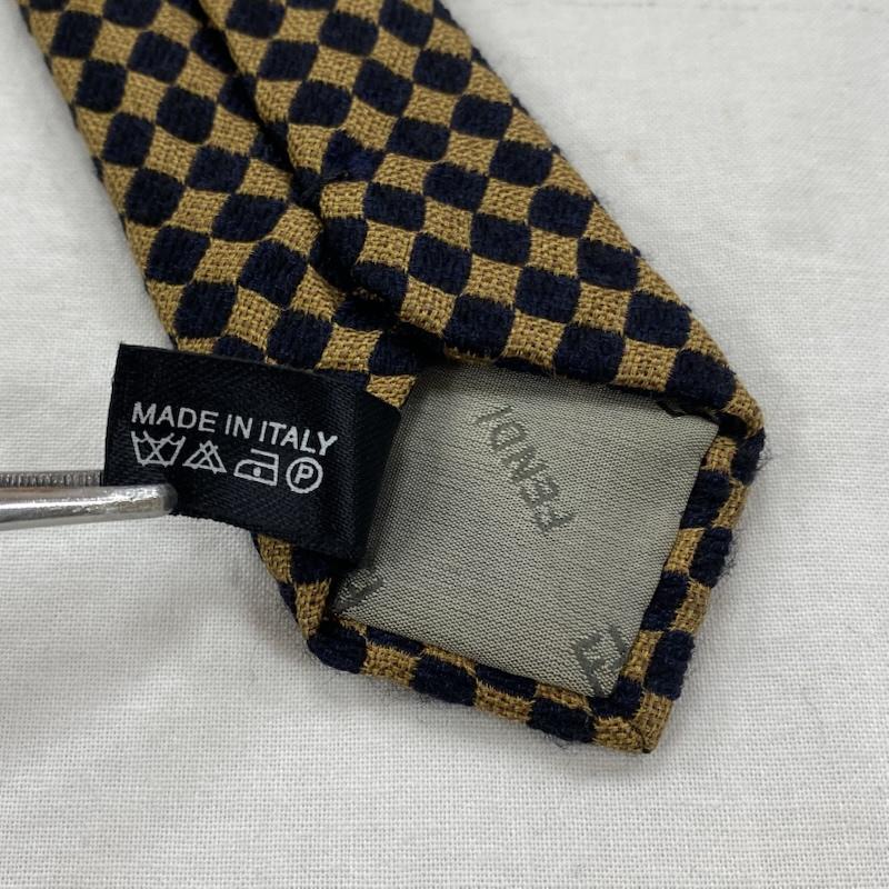 フェンディ FENDI ネクタイ ネクタイ シルク ウール ダイヤ柄 イタリア製 - 総柄 メンズ USED 古着 中古 50127049