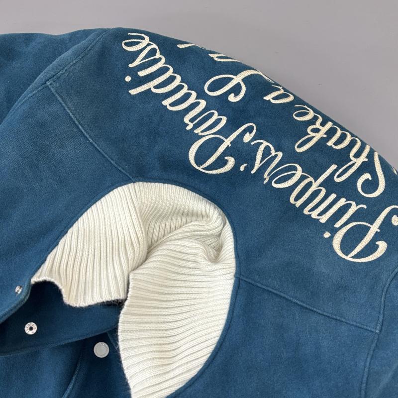 ワコマリア WACKO MARIA ジャケット、上着 ジャンパー、ブルゾン ロゴ チェーンステッチ 刺繍 中綿 ウール スタジャン バーシティ S メンズ USED 古着 中古 50127101