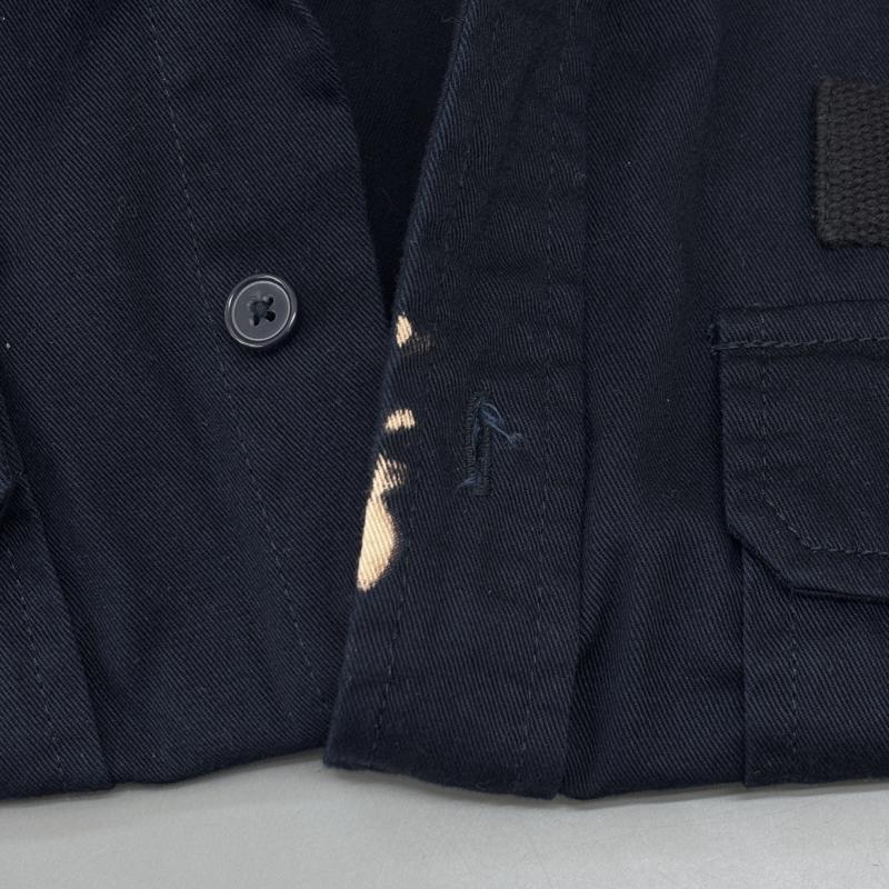 アヴィレックス AVIREX シャツ、ブラウス 長袖 6175140 L/S FATIGUE ビッグサイズ ミリタリー ファティーグ XXL 紺 / ネイビー / navy メンズ USED 古着 中古 50127103