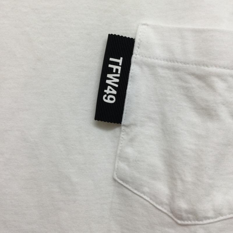 古着 USED Tシャツ 半袖 TFW 49 ポケット付き Tシャツ　サイズ4 T101810001 4 無地 白 / ホワイト / white メンズ USED 古着 中古 50127137