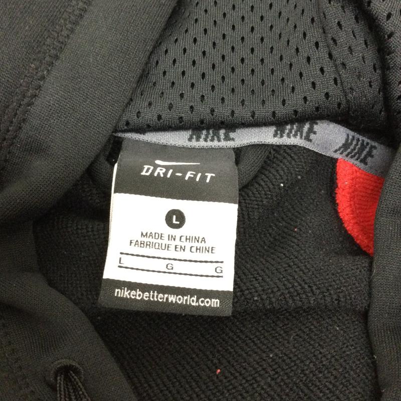 ナイキ NIKE パーカー 長袖 NIKE 524652-016 フルジップ　赤　青 L 無地 黒 / ブラック / black メンズ USED 古着 中古 50127144