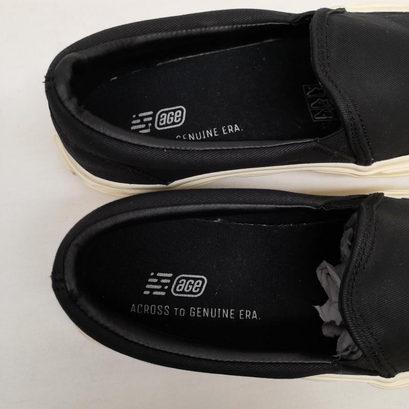 古着 USED スリッポン スリッポン AGE スリッポン スニーカー 26.0cm 黒 / ブラック / black メンズ USED 古着 中古 50127159