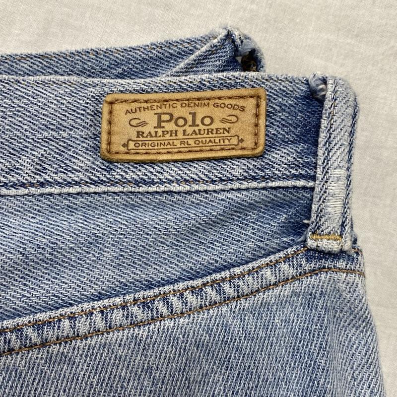 ポロラルフローレン POLO RALPH LAUREN パンツ デニム、ジーンズ THE AVERY BOYFRIEND ストーンウォッシュ クラッシュ ジッパーフライ 26インチ ダメージ加工 レディース USED 古着 中古 50127220