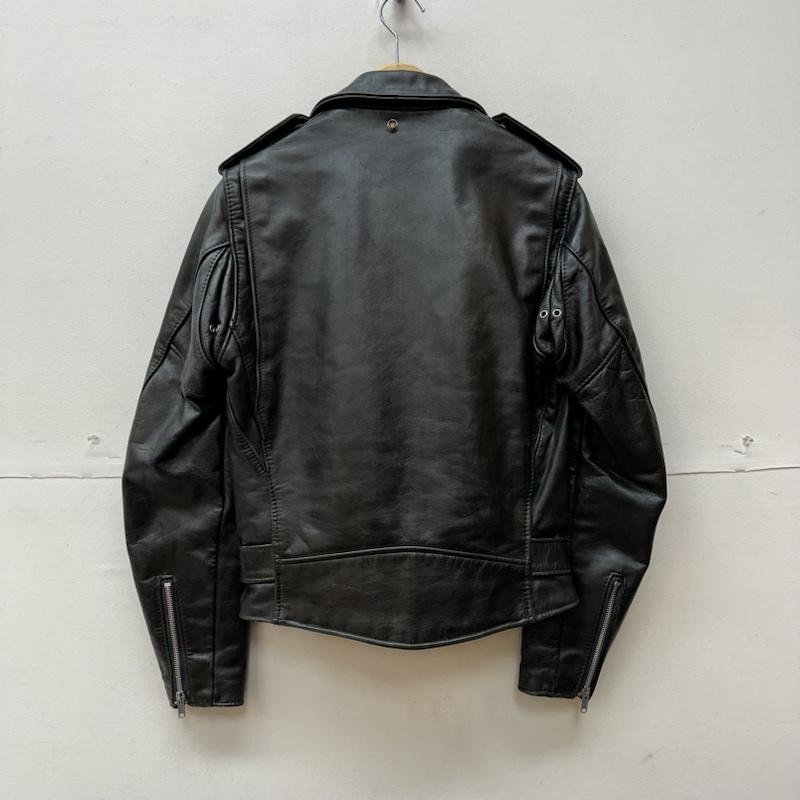 ショット schott ジャケット、上着 ライダース 80s 90s USA製 PERFECTO 618 バイカータグ ダブル ライダース レザー ジャケット 34 黒 / ブラック / black メンズ USED 古着 中古 50127252