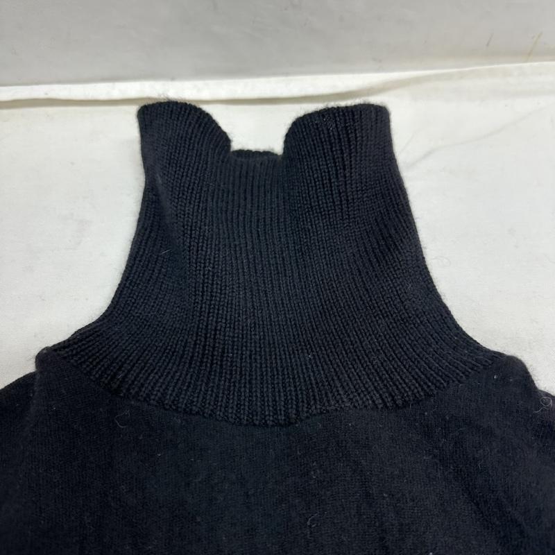 ヨウジヤマモト Yohji Yamamoto ニット、セーター 長袖 パフスリーブ タートル ネック ウール ニット FJ-T11-852 3 黒 / ブラック / black レディース USED 古着 中古 50127334