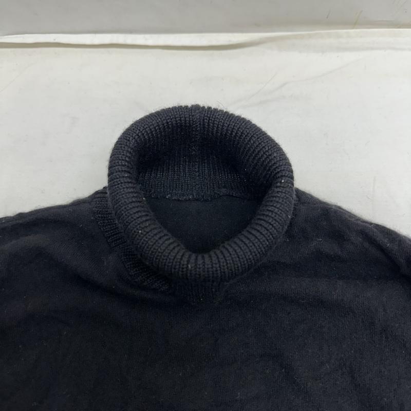 ヨウジヤマモト Yohji Yamamoto ニット、セーター 長袖 パフスリーブ タートル ネック ウール ニット FJ-T11-852 3 黒 / ブラック / black レディース USED 古着 中古 50127334