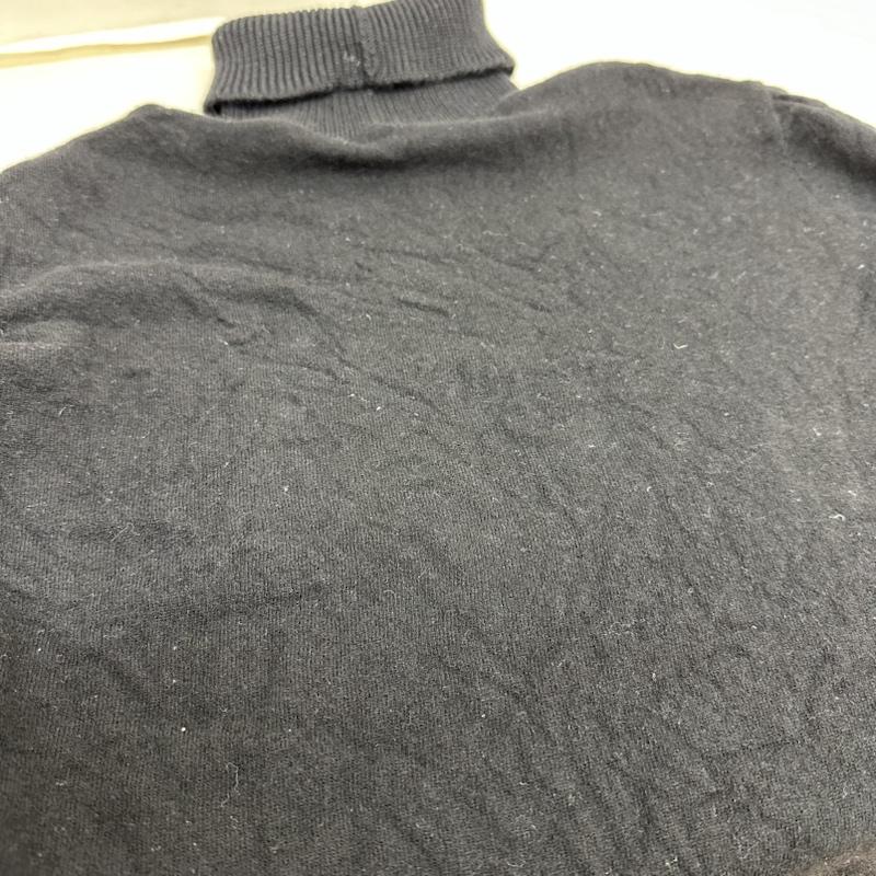 ヨウジヤマモト Yohji Yamamoto ニット、セーター 長袖 パフスリーブ タートル ネック ウール ニット FJ-T11-852 3 黒 / ブラック / black レディース USED 古着 中古 50127334