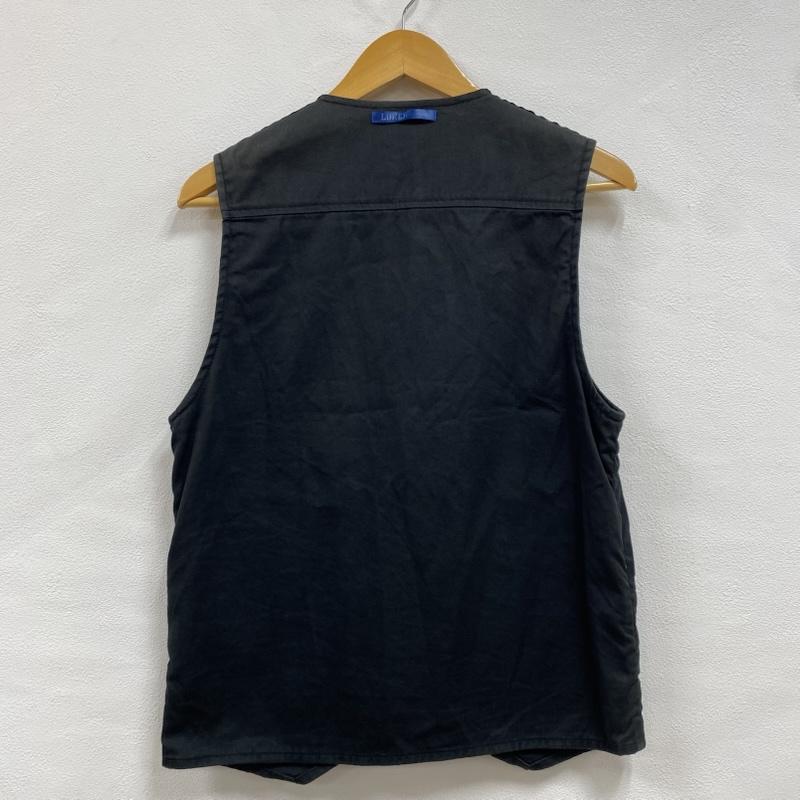 ルーカー バイ ネイバーフッド LUKER BY NEIGHBORHOOD ベスト ベスト Dickies ディッキーズ コラボ ワーク ベスト S ワンポイント X ロゴ、文字 黒 / ブラック / black メンズ USED 古着 中古 50127418