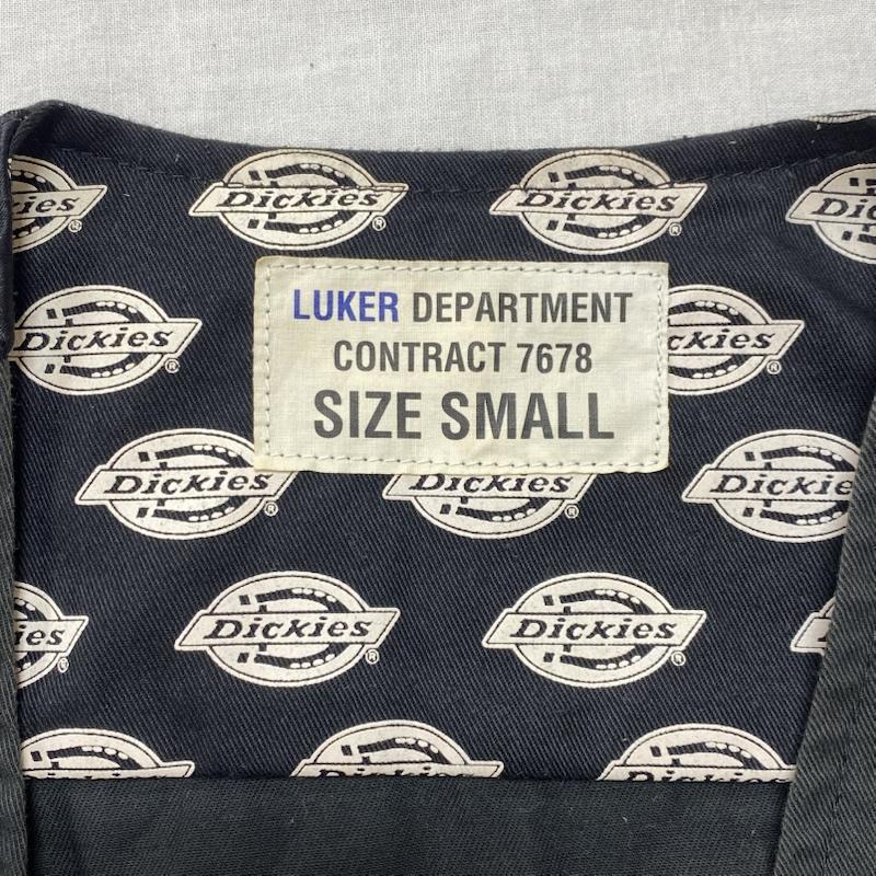 ルーカー バイ ネイバーフッド LUKER BY NEIGHBORHOOD ベスト ベスト Dickies ディッキーズ コラボ ワーク ベスト S ワンポイント X ロゴ、文字 黒 / ブラック / black メンズ USED 古着 中古 50127418