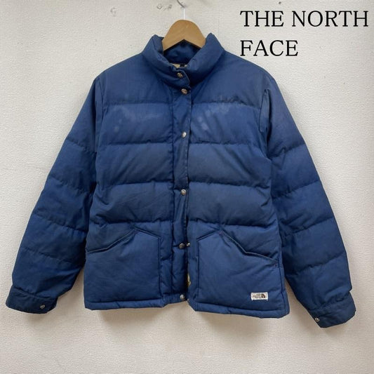 ザノースフェイス THE NORTH FACE ジャケット、上着 ダウンジャケット 80s 茶タグ USA製 ダウン ジャケット ジップアップ サイズWL - ロゴ、文字 X 刺繍 青 / ブルー / blue レディース USED 古着 中古 50127501
