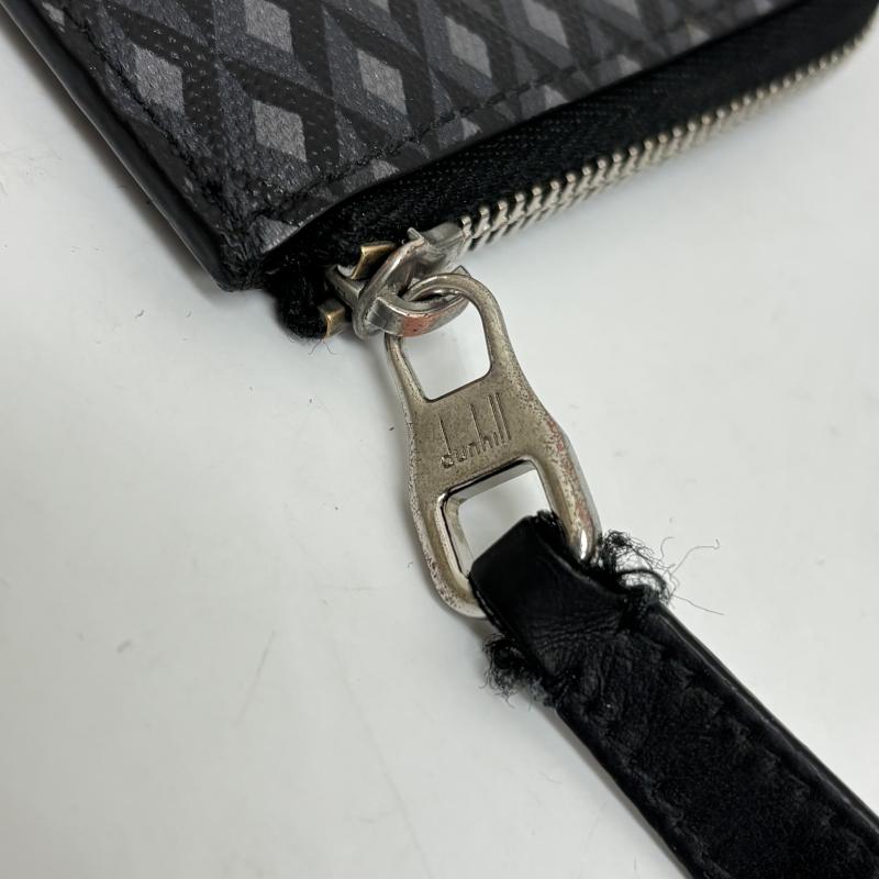 ダンヒル DUNHILL 財布 コンパクト財布 エンジンターン ENGINE TURN コインケース 小銭入れ コンパクトウォレット 19F2005CC030 灰 / グレー / gray メンズ USED 古着 中古 50127519