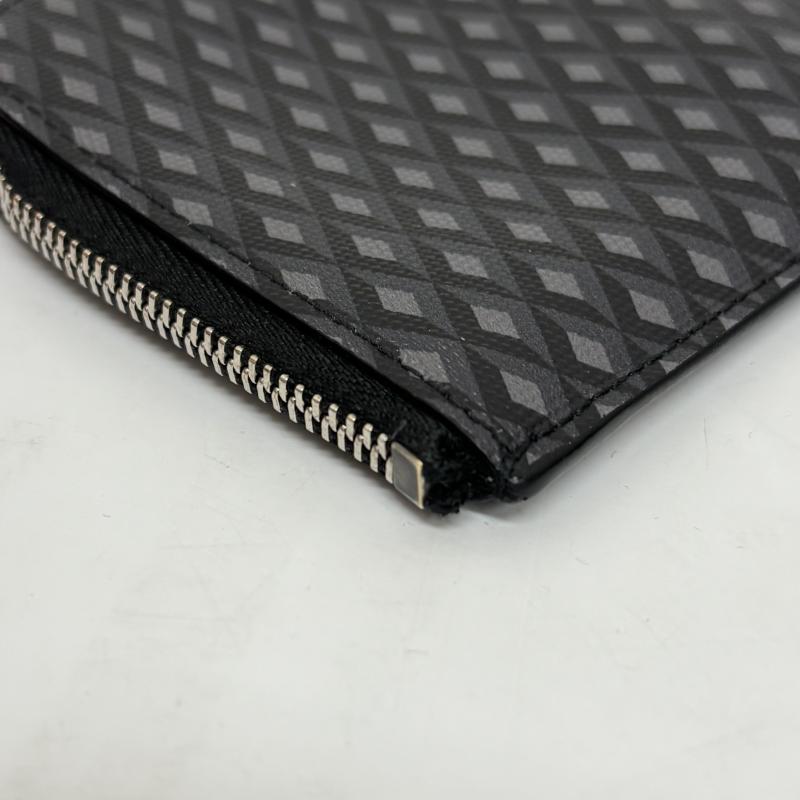 ダンヒル DUNHILL 財布 コンパクト財布 エンジンターン ENGINE TURN コインケース 小銭入れ コンパクトウォレット 19F2005CC030 灰 / グレー / gray メンズ USED 古着 中古 50127519