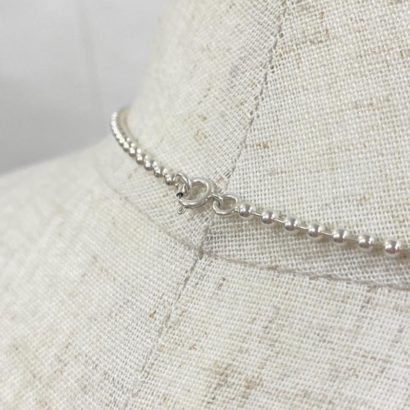 ビリーブインミラクル BELIEVEINMIRACLE アクセサリー ネックレス、ペンダント クロスペンダント SILVER刻印 十字架 ボールチェーン シルバー 11.5g 男女兼用 ユニセックス 銀 / シルバー / silver color メンズ USED 古着 中古 50127591