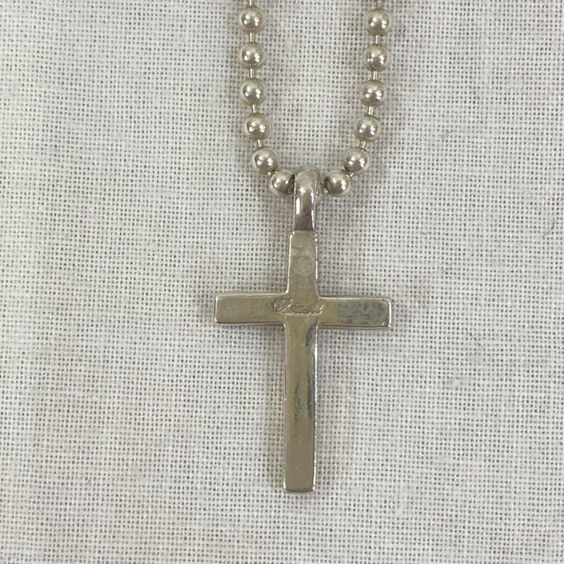 ビリーブインミラクル BELIEVEINMIRACLE アクセサリー ネックレス、ペンダント クロスペンダント SILVER刻印 十字架 ボールチェーン シルバー 11.5g 男女兼用 ユニセックス 銀 / シルバー / silver color メンズ USED 古着 中古 50127591