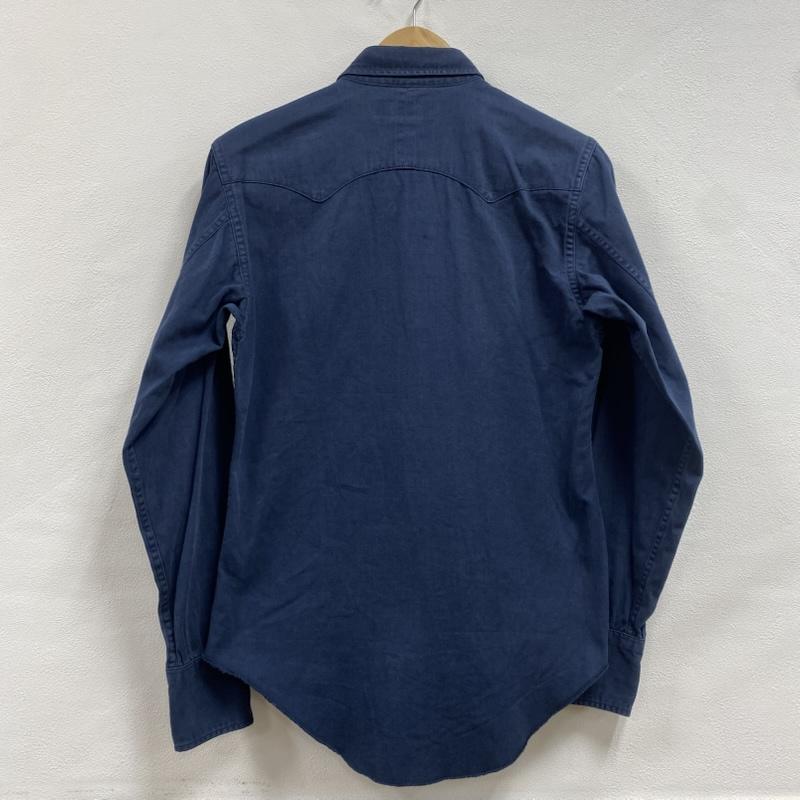 アンユーズド UNUSED シャツ、ブラウス 長袖 ウエスタンシャツ ヘビーウェイト コットン 1 紺 / ネイビー / navy メンズ USED 古着 中古 50127608