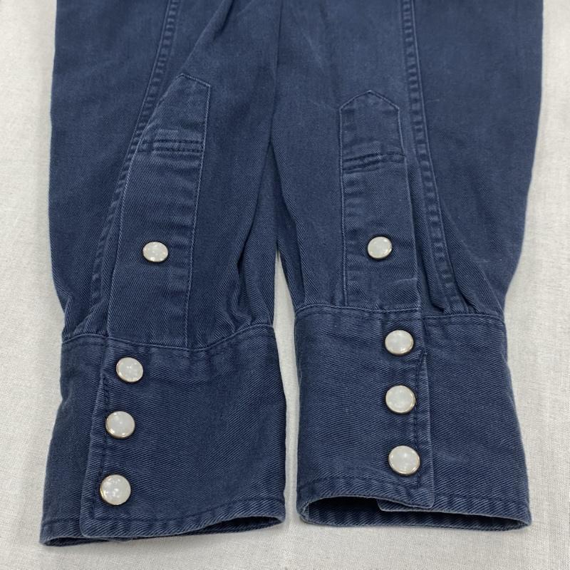 アンユーズド UNUSED シャツ、ブラウス 長袖 ウエスタンシャツ ヘビーウェイト コットン 1 紺 / ネイビー / navy メンズ USED 古着 中古 50127608