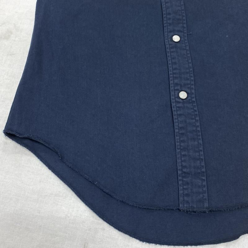 アンユーズド UNUSED シャツ、ブラウス 長袖 ウエスタンシャツ ヘビーウェイト コットン 1 紺 / ネイビー / navy メンズ USED 古着 中古 50127608