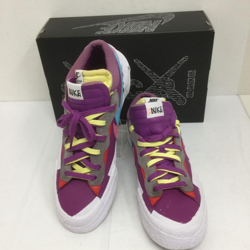 ナイキ NIKE スニーカー スニーカー ローカットスニーカー/DM7901-500/28.5cm/PUP/sacai x KAWS ブレザー LOW 28.5cm 紫 / パープル / purple メンズ USED 古着 中古 50127641