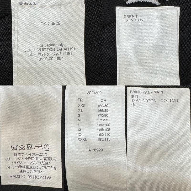 ルイヴィトン LOUIS VUITTON トレーナー 長袖 23SS 総柄 グラデーション モノグラム スウェット トレーナー RM231Q I06 HOY41W 5L - 黒 / ブラック / black メンズ USED 古着 中古 50127778