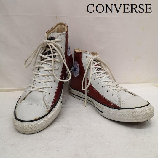 コンバース CONVERSE スニーカー スニーカー converse ALL STAR JOE オールスター レザー スニーカー あしたのジョー 1S981 26.0cm 白 / ホワイト / white X 赤 / レッド / red X 茶 / ブラウン / brown メンズ USED 古着 中古 50127903