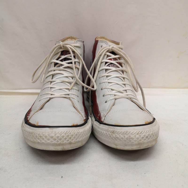 コンバース CONVERSE スニーカー スニーカー converse ALL STAR JOE オールスター レザー スニーカー あしたのジョー 1S981 26.0cm 白 / ホワイト / white X 赤 / レッド / red X 茶 / ブラウン / brown メンズ USED 古着 中古 50127903