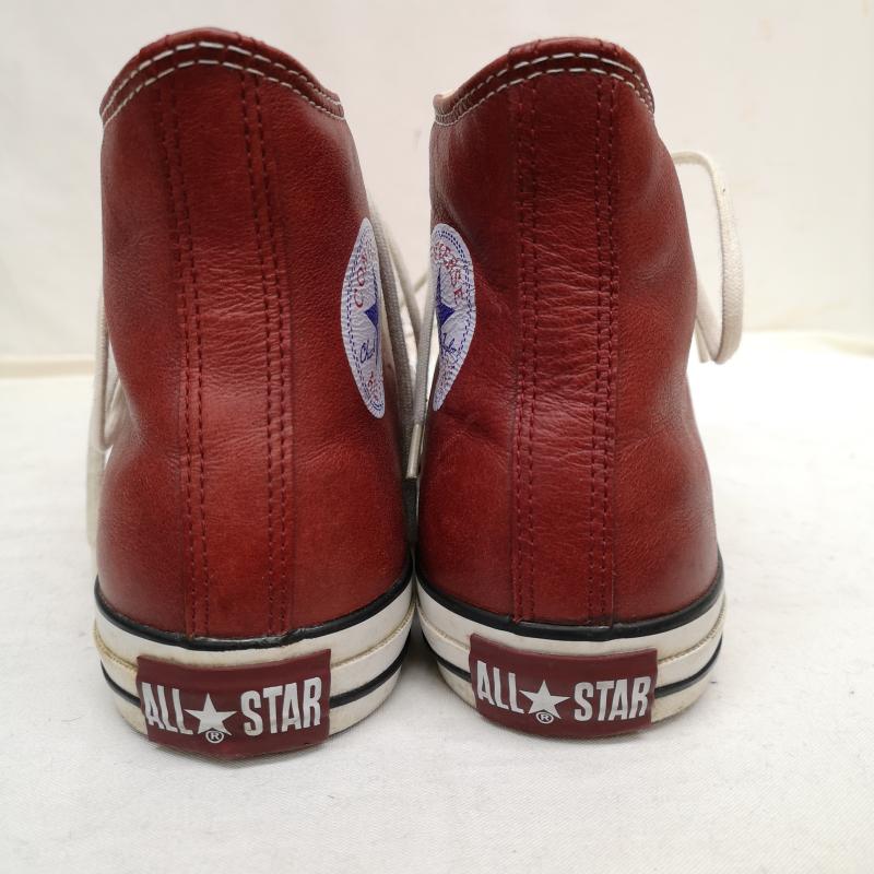コンバース CONVERSE スニーカー スニーカー converse ALL STAR JOE オールスター レザー スニーカー あしたのジョー 1S981 26.0cm 白 / ホワイト / white X 赤 / レッド / red X 茶 / ブラウン / brown メンズ USED 古着 中古 50127903