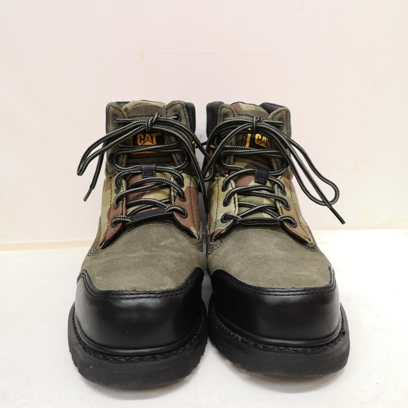 ナイジェルケーボン Nigel Cabourn ブーツ 一般 22AW CAT FOOTWEAR 迷彩 カモフラ ワーク ブーツ 26.0cm オリーブグリーン / オリーブグリーン / メンズ USED 古着 中古 50127908