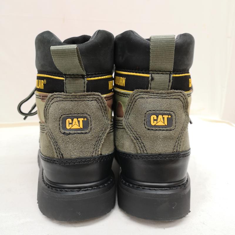 ナイジェルケーボン Nigel Cabourn ブーツ 一般 22AW CAT FOOTWEAR 迷彩 カモフラ ワーク ブーツ 26.0cm オリーブグリーン / オリーブグリーン / メンズ USED 古着 中古 50127908