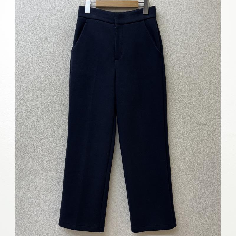 古着 USED ボトムス ボトムス SeaRoomlynn シールームリン 04240040 紺色 ネイビー ポリコットン ストレート パンツ S 紺 / ネイビー / navy レディース USED 古着 中古 50127963