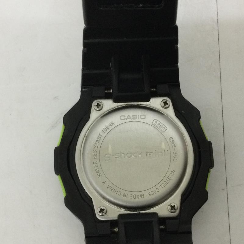 ジーショック G-SHOCK 腕時計 デジタル デジタル 腕時計 黒 ブラック グリーン 電池式 GMN-550 - 黒 / ブラック / black X 緑 / グリーン / green メンズ USED 古着 中古 50128000