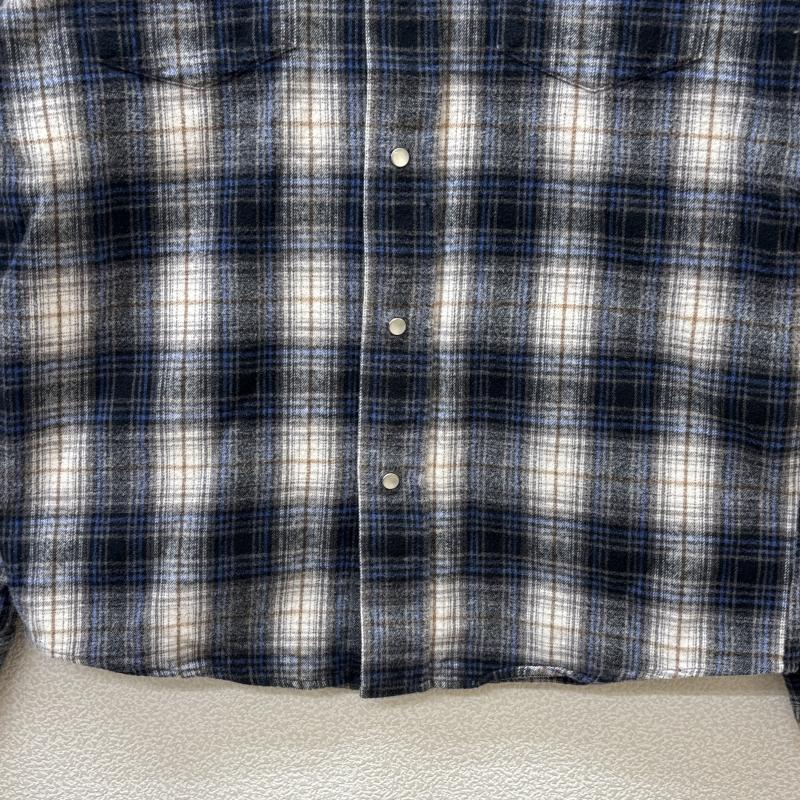 ラディアル RADIALL シャツ、ブラウス 長袖 日本製 オンブレーチェック柄 起毛 コットン 長袖 シャツ S メンズ USED 古着 中古 50128061