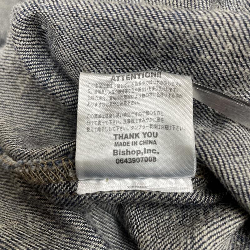 ケレン Kelen ワンピース ひざ丈スカート インディゴ デニム 7分袖 ワンピース ミディ丈 ひざ丈 ボタン ウエストリボン XS 無地 インディゴ / インディゴ / Indigo レディース USED 古着 中古 50128078