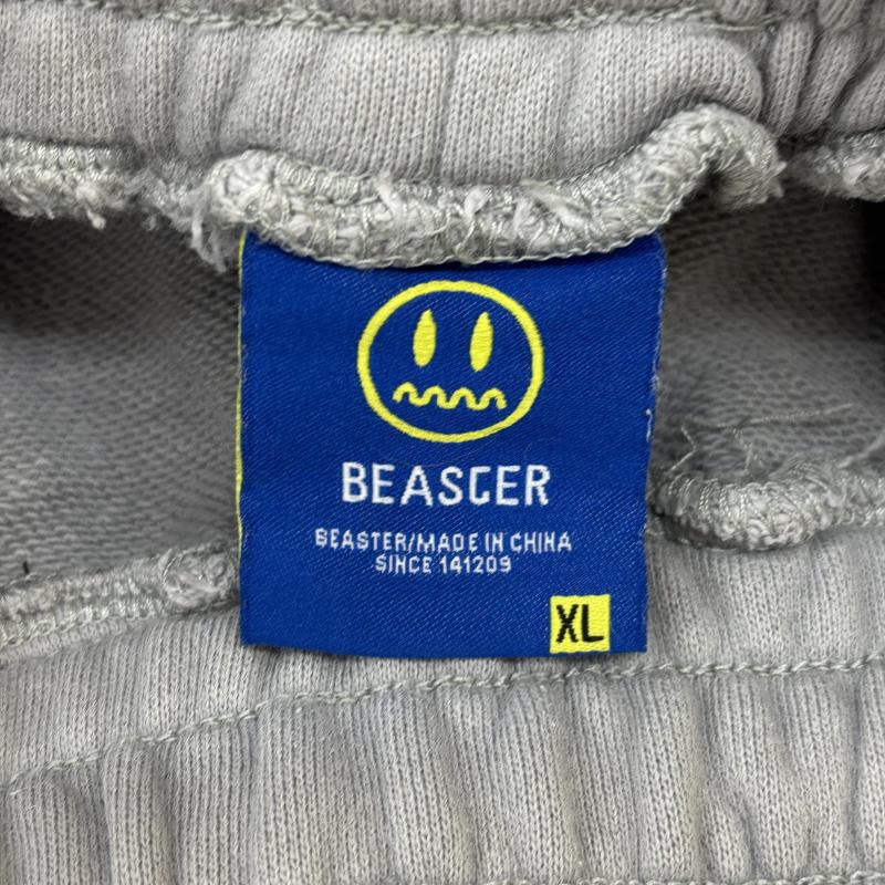 古着 USED ボトムス ボトムス BEASCER ビーサー 薄灰色 ライトグレー ビッグサイズ スウェット トレーナー パンツ XL 灰 / グレー / gray メンズ USED 古着 中古 50128176