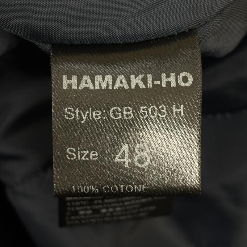 ハマキホ HAMAKI-HO ジャケット、上着 ジャンパー、ブルゾン GB503H 紺色 ネイビー フード スリーブ ウール 切替 フィッシュテール ミリタリー ジャケット 48 紺 / ネイビー / navy メンズ USED 古着 中古 50128194