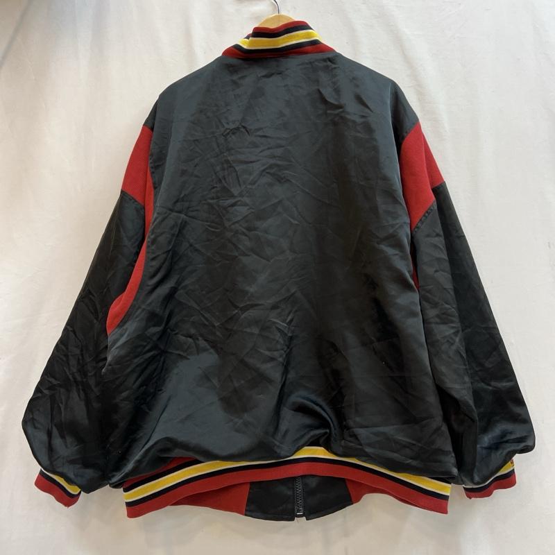 ミッチェルアンドネス Mitchell&Ness ジャケット、上着 ジャンパー、ブルゾン MLB Atlanta Braves メジャーリーグ ブレーブス スタジャン - 黒 / ブラック / black メンズ USED 古着 中古 50128201