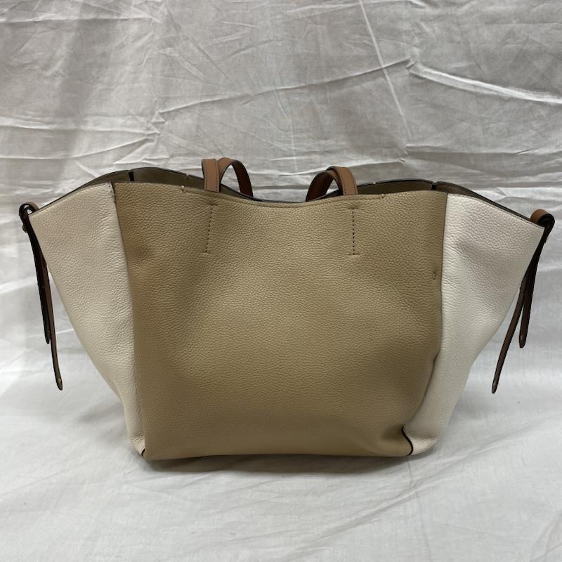 マイケルコース MICHAEL KORS トートバッグ トートバッグ 30S2G7FT3T パネル ハンドバッグ ロゴ プレート ショルダーバッグ - ベージュ / ベージュ / beige レディース USED 古着 中古 50128242