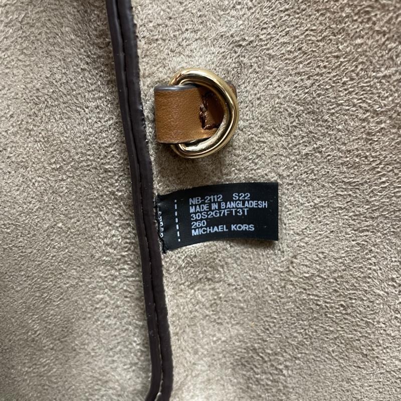 マイケルコース MICHAEL KORS トートバッグ トートバッグ 30S2G7FT3T パネル ハンドバッグ ロゴ プレート ショルダーバッグ - ベージュ / ベージュ / beige レディース USED 古着 中古 50128242